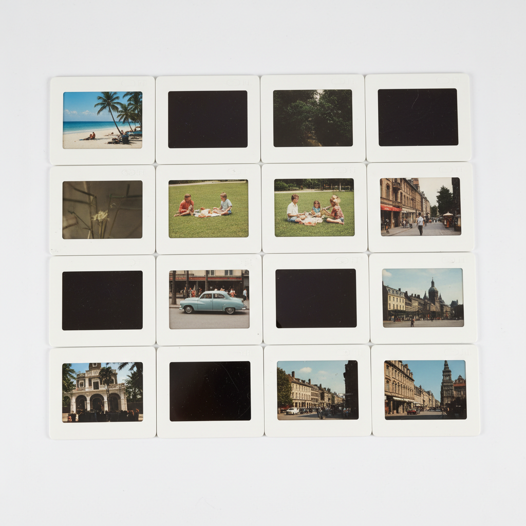 35mm slides in plastic mounts